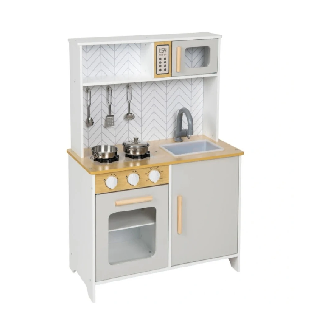 Bucătărie din lemn pentru fetițe cu sunete și lumini – Experiență culinară realistă (Art. 63307) [4]