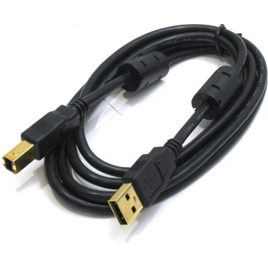 Cablu USB A-plug B-plug 1.8m (USB 2.0 SVEN PRO-GOLDEN) pentru imprimante [1]