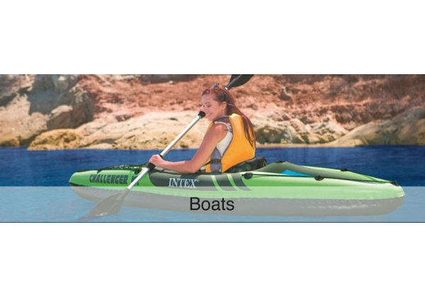 Caiac gonflabil INTEX Challenger K1 cu vâsle și pompă, 274x76x33 cm – ideal pentru aventuri pe râu și lac [5]