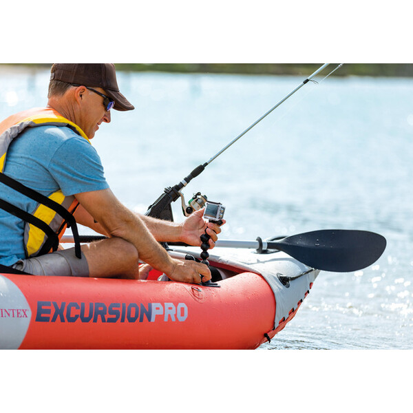 Caiac gonflabil INTEX Excursion Pro K1 cu vâsle și pompă, 305x91x46 cm – performanță profesională pentru aventuri pe apă [3]