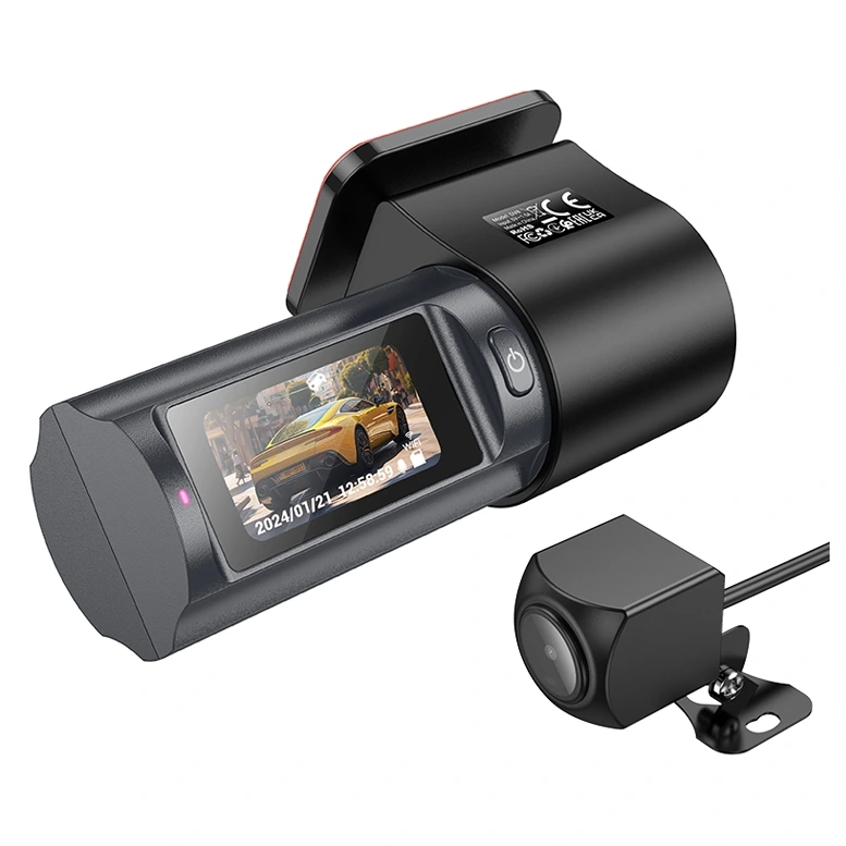 Cameră Auto Ascunsă DV8 cu Ecran 2K și Cameră Spate [2]