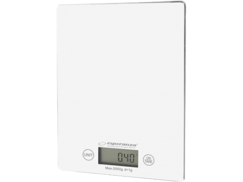 Cântar de bucătărie Esperanza LEMON EKS002W – Precizie și Design Alb Impecabil [1]