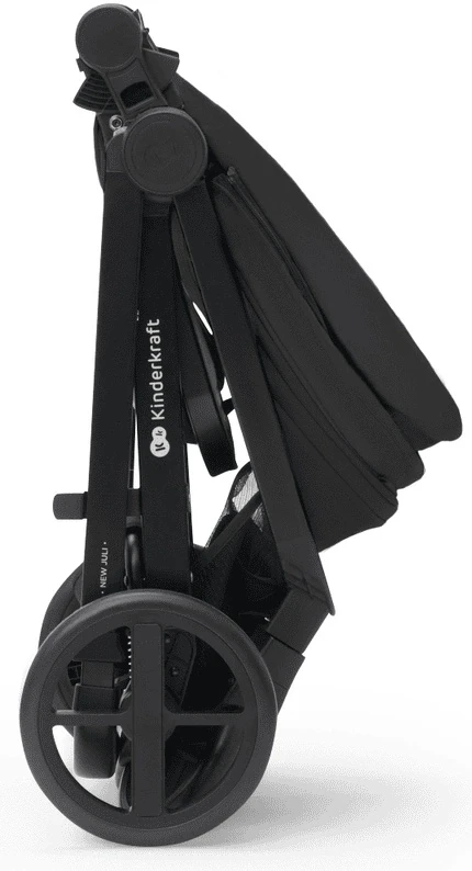 Cărucior Kinderkraft Newly 3în1 Mink Pro Black (Transformabil, Scaun Auto i-Size, Aluminiu, Negru) [8]
