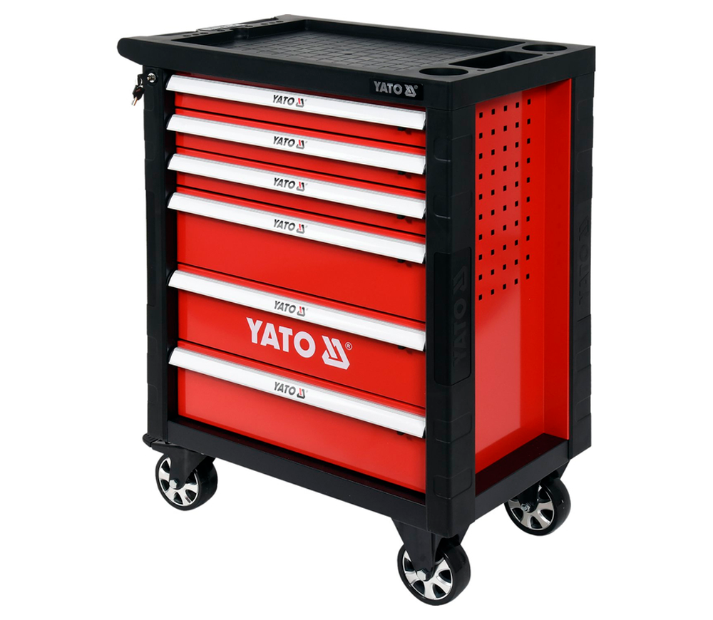 Тележка для инструментов с набором YATO YT-55300 (177 предметов, 6 ящиков, Двойные стенки) [2]