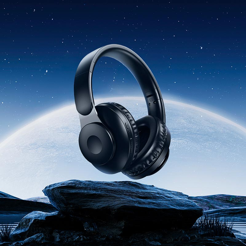 Casti Bluetooth Hoco W45 Enjoy Negre [3]