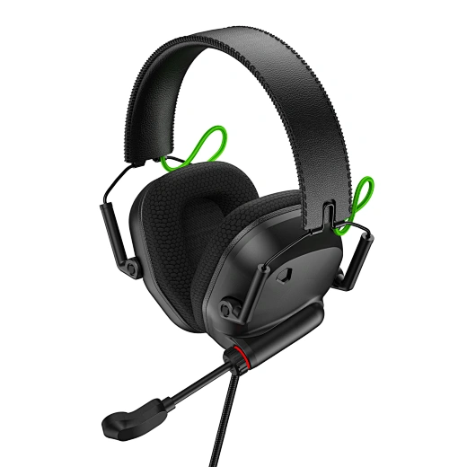Căști Gaming WiWU Thunder GTD-02 cu Cablu, 3.5mm + USB, Microfon Retractabil, Difuzor de 40mm [1]
