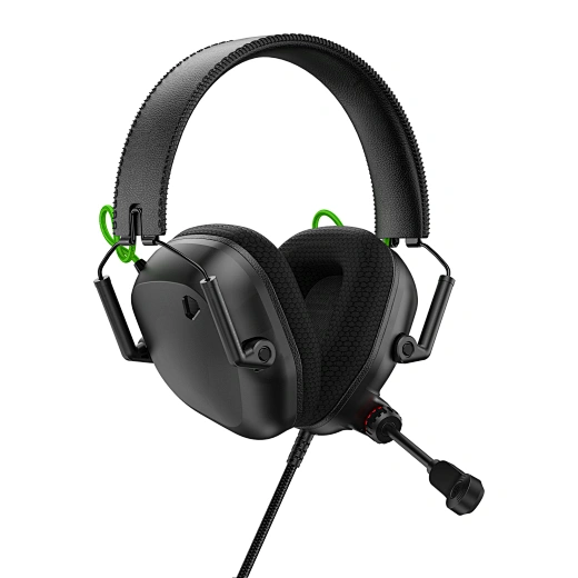 Căști Gaming WiWU Thunder GTD-02 cu Cablu, 3.5mm + USB, Microfon Retractabil, Difuzor de 40mm [2]