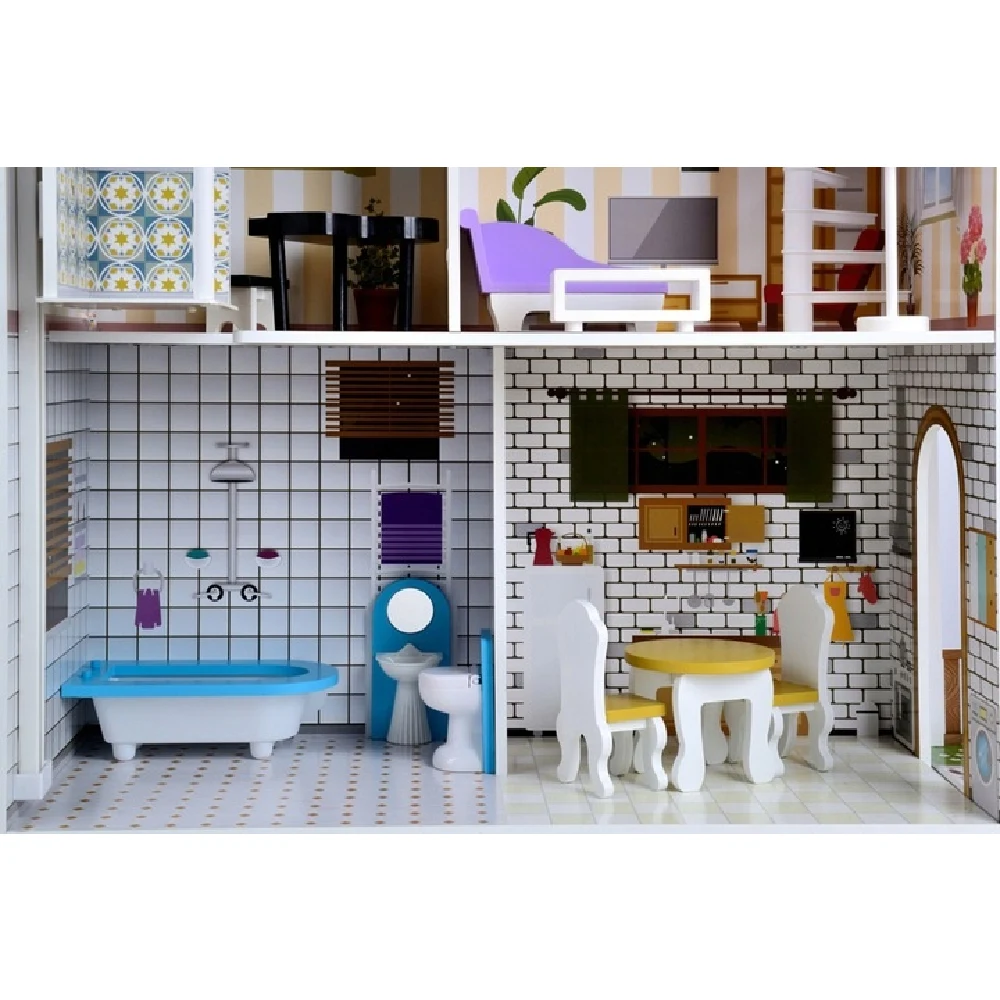 Căsuță din lemn pentru păpuși 63369 – joacă creativă și distractivă [9]