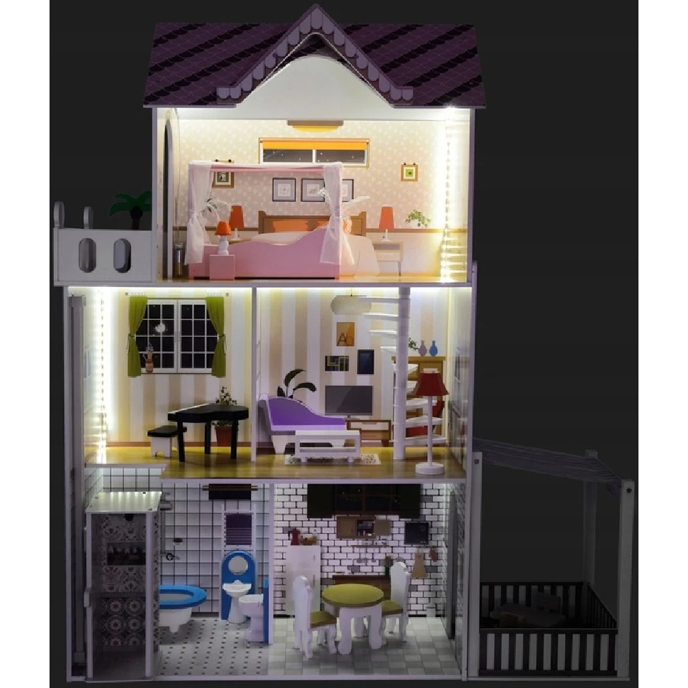 Căsuță din lemn pentru păpuși 63369 – joacă creativă și distractivă [5]