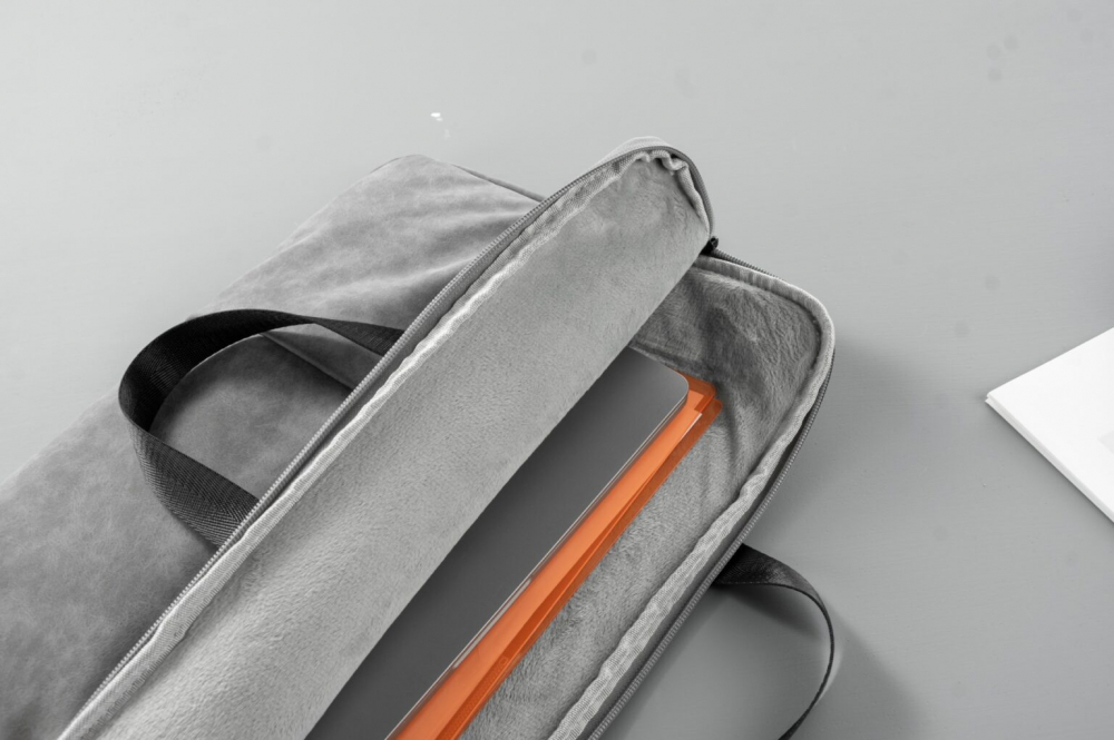 CB05 Dark grey laptop bag 15 inches (PU material, sheepskin material) [4]