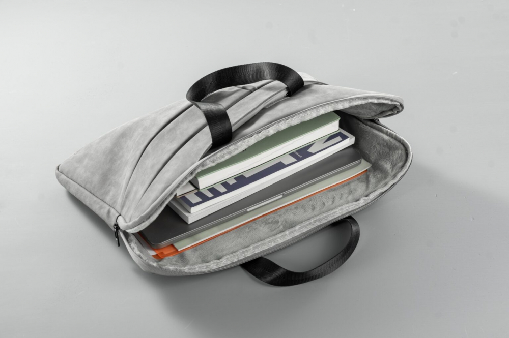 CB05 Dark grey laptop bag 15 inches (PU material, sheepskin material) [5]