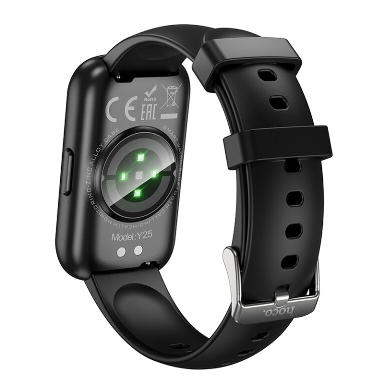 Ceas Inteligent Sport Y25, Negru – Performanță Compactă, Stil Sportiv [2]