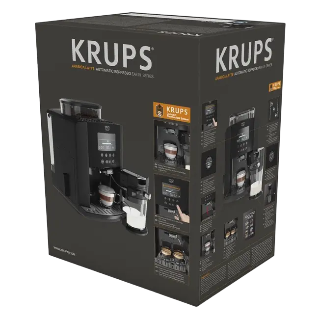 Aparat de cafea Krups EA819N10, 1450W, 15 bar – espresso premium din boabe proaspete [7]