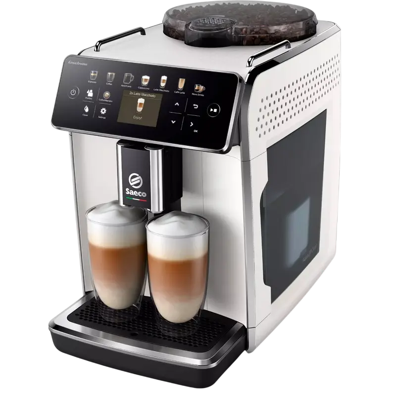 Кофемашина Saeco SM6582/30, 1500 Вт, 15 бар, 1.8 л, регулируемая кофемолка, автоматическое вспенивание, черный металлик [3]