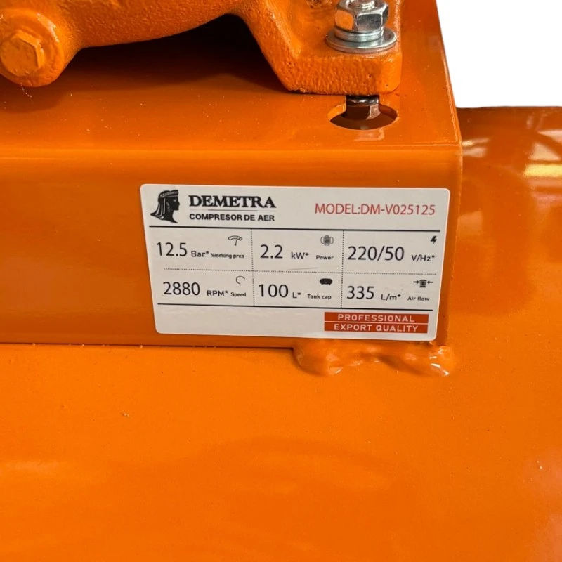 Compresor de aer Demetra DM-V025125 – Putere Profesională pentru Lucrări Intensive [5]