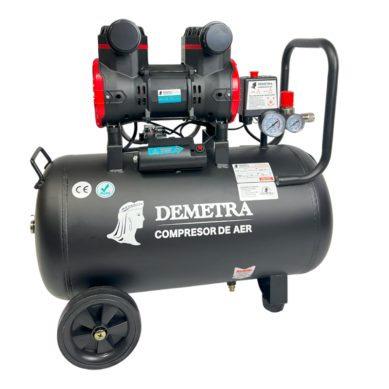 Безмасляный воздушный компрессор Demetra DN1500-50 [7]