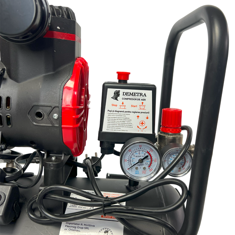 Компрессор безмасляный Demetra DN1500-24 – [2]
