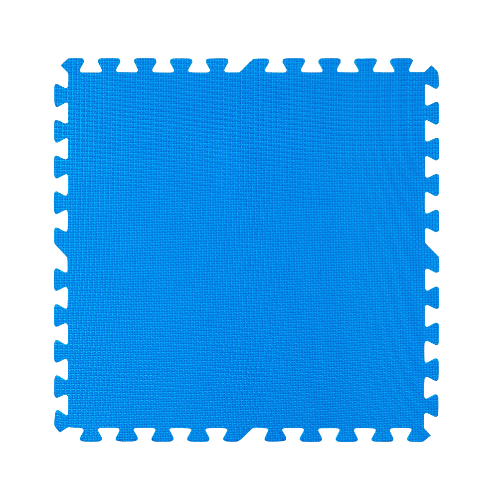 Коврик-пазл THUNDER, 6 частей (60×60×1 см) – Серо-синий [5]