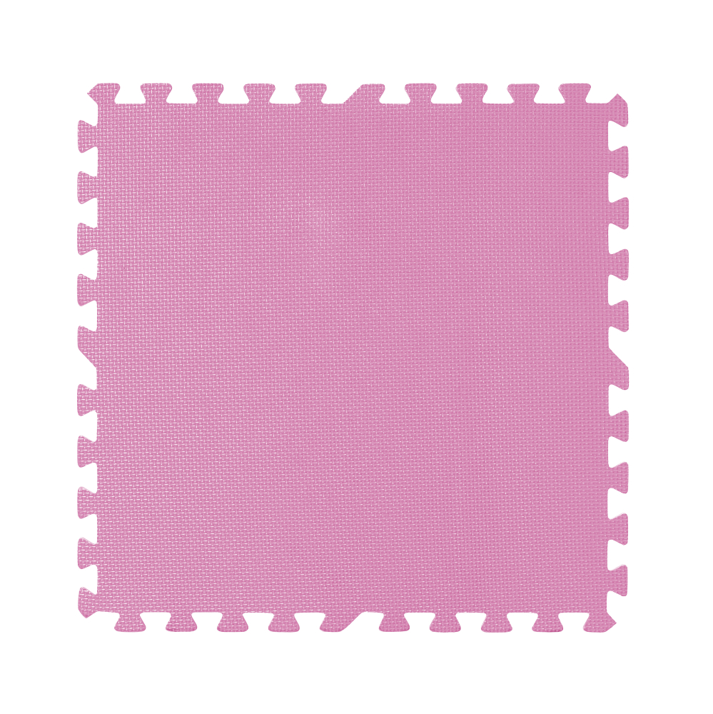 Коврик-пазл THUNDER, 6 частей (60×60×1 см) – Серо-розовый [4]