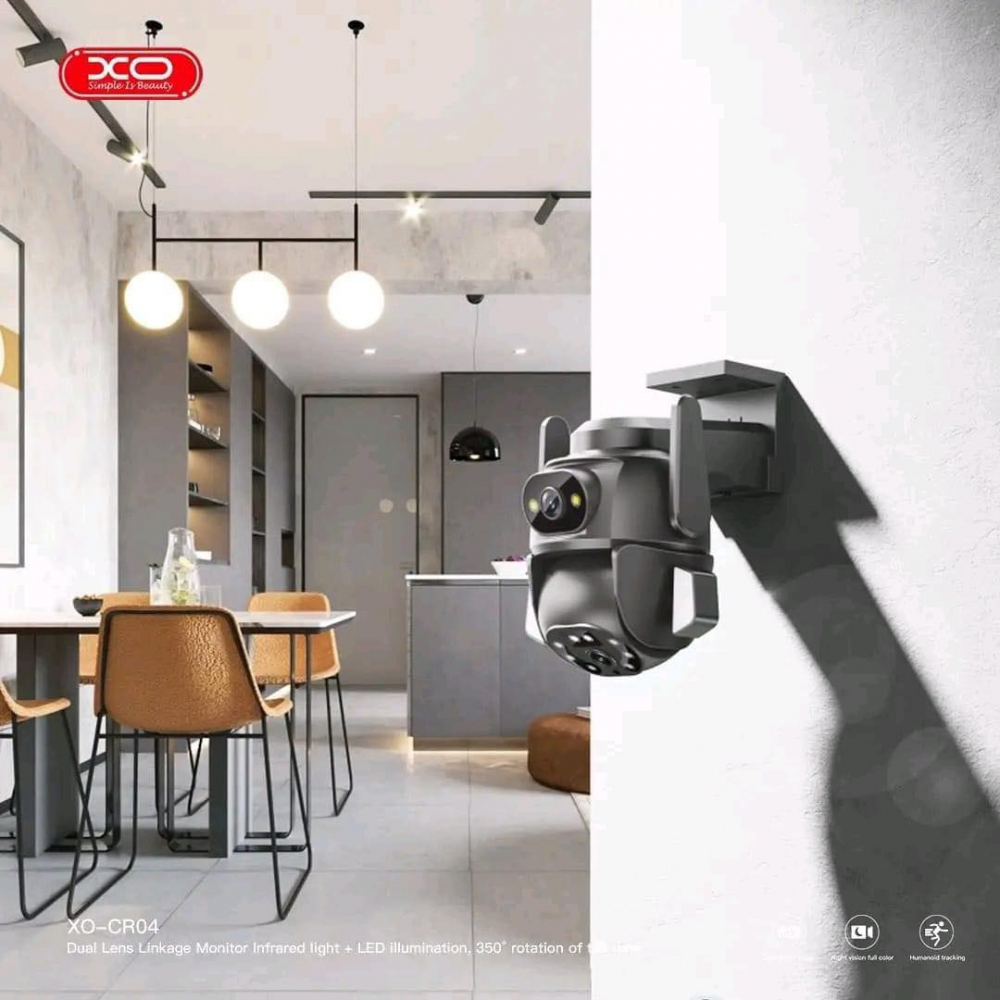 Уличная камера видеонаблюдения CR04 Robot, Dual Screen, 4MP, WiFi 2.4G, ночное видение [7]