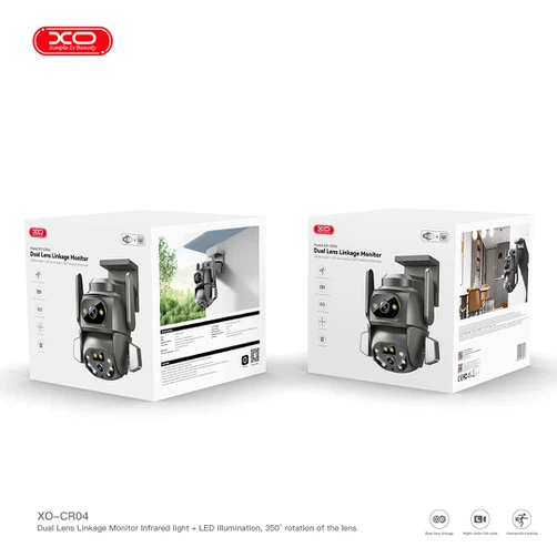 Уличная камера видеонаблюдения CR04 Robot, Dual Screen, 4MP, WiFi 2.4G, ночное видение [8]
