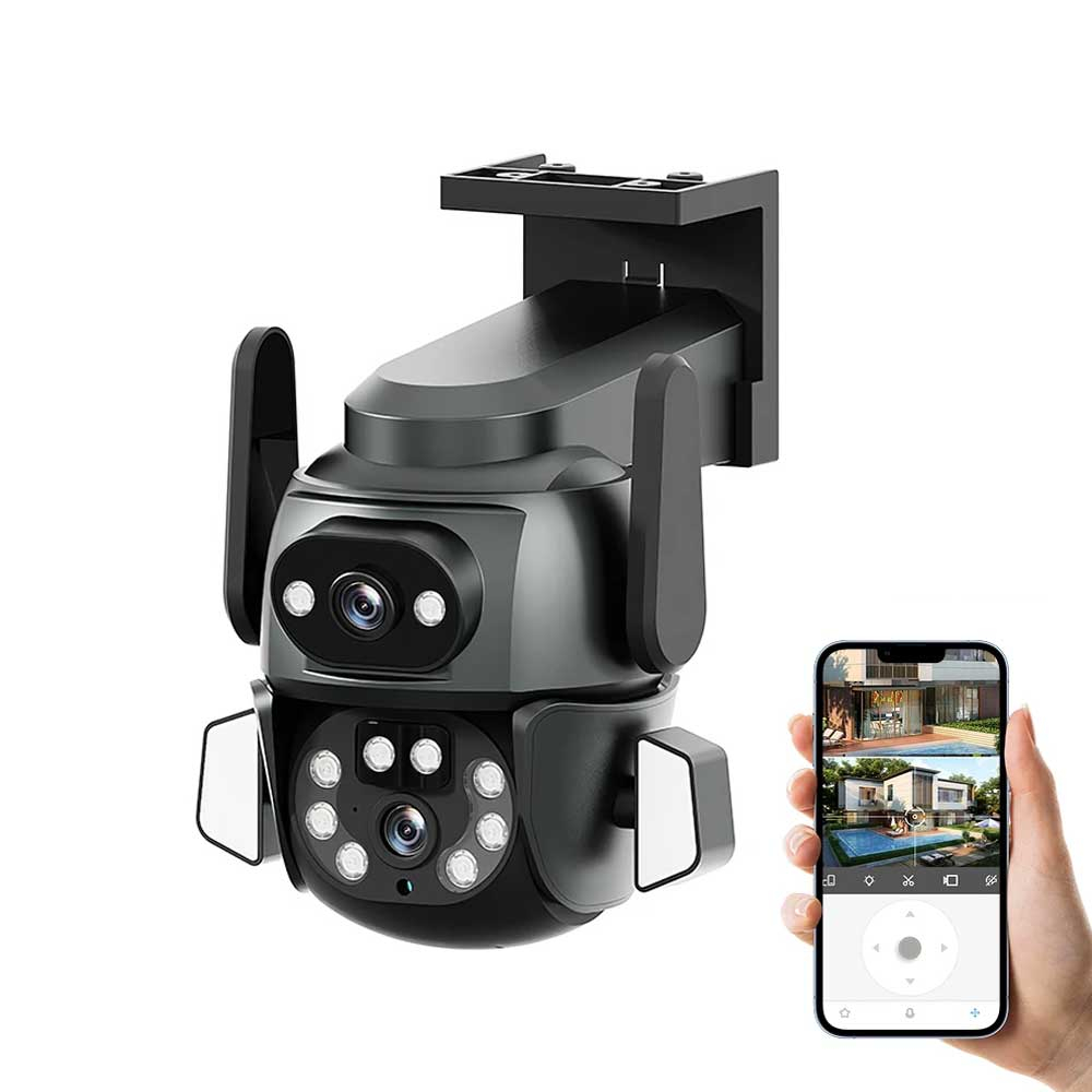 Уличная камера видеонаблюдения CR04 Robot, Dual Screen, 4MP, WiFi 2.4G, ночное видение [2]