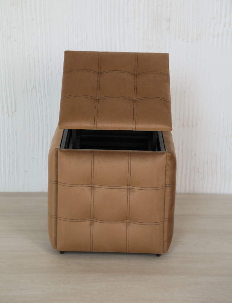 Cub Transformer 5 în 1 CubeX5 – 5 scaune pliabile în cub, Maro Deschis (N2) [2]