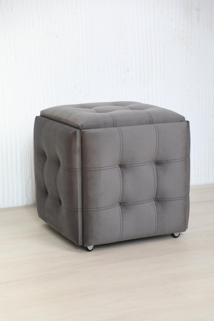 Cub Transformer 5 în 1 CubeX5 Graphite / Grafit (N27) – Scaune în cub modern, living sau dormitor [3]