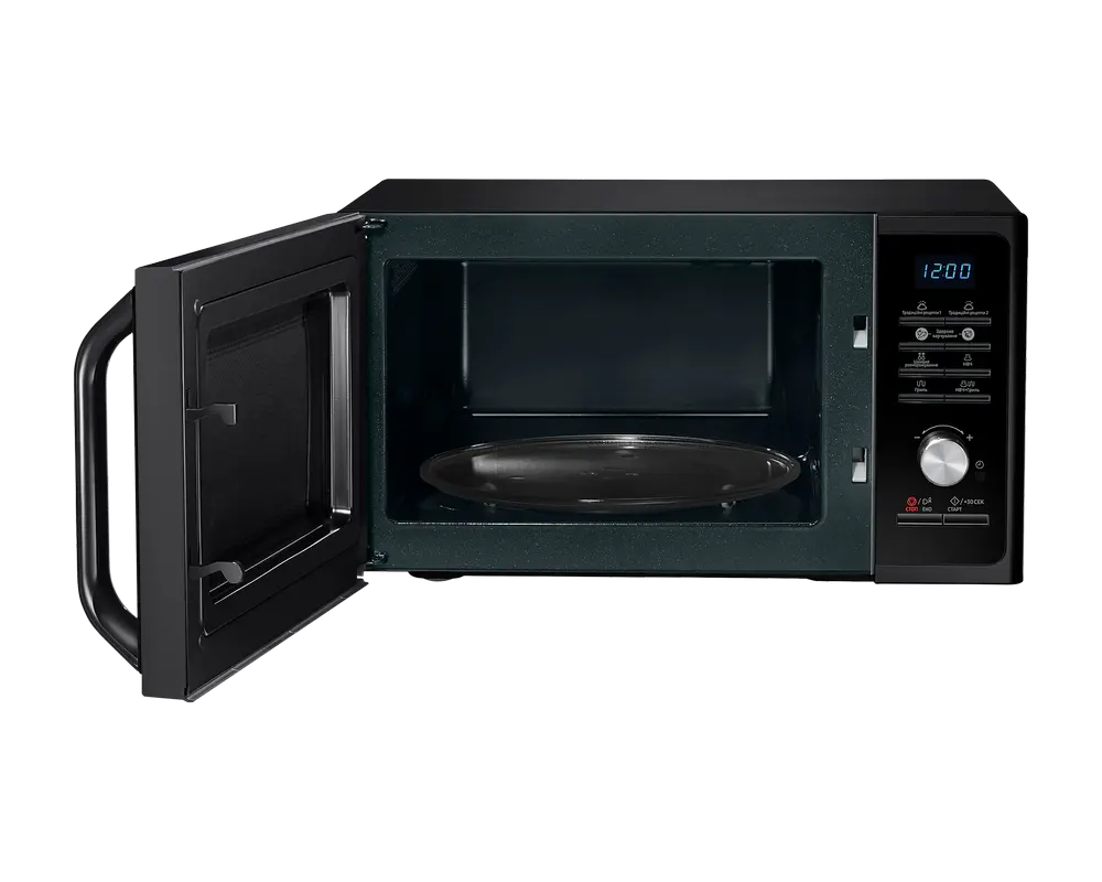 Микроволновая печь Samsung MG23F301TAK/OL, 23 л, Гриль, 800 Вт, Черная — Элегантность и эффективность на вашей кухне [4]