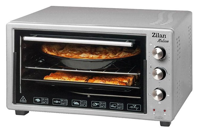 Cuptor Electric Zilan ZLN3130 Helson, 45L, Gri – Mobishop.md [1]