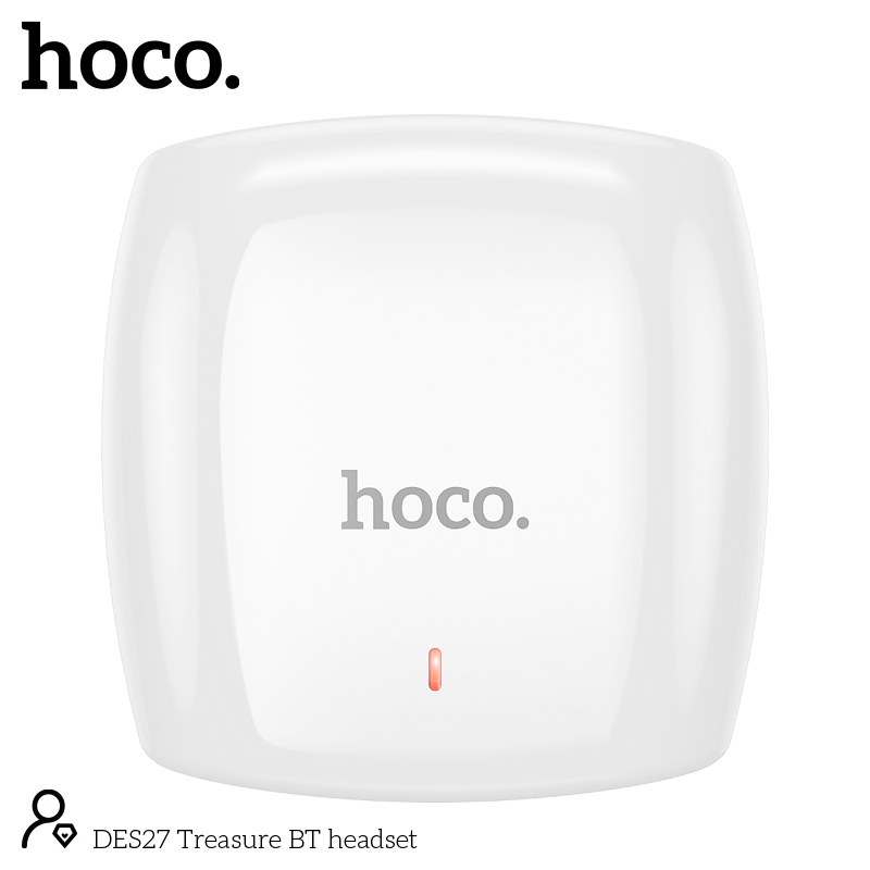 Наушники Bluetooth DES27 Treasure, белые [3]