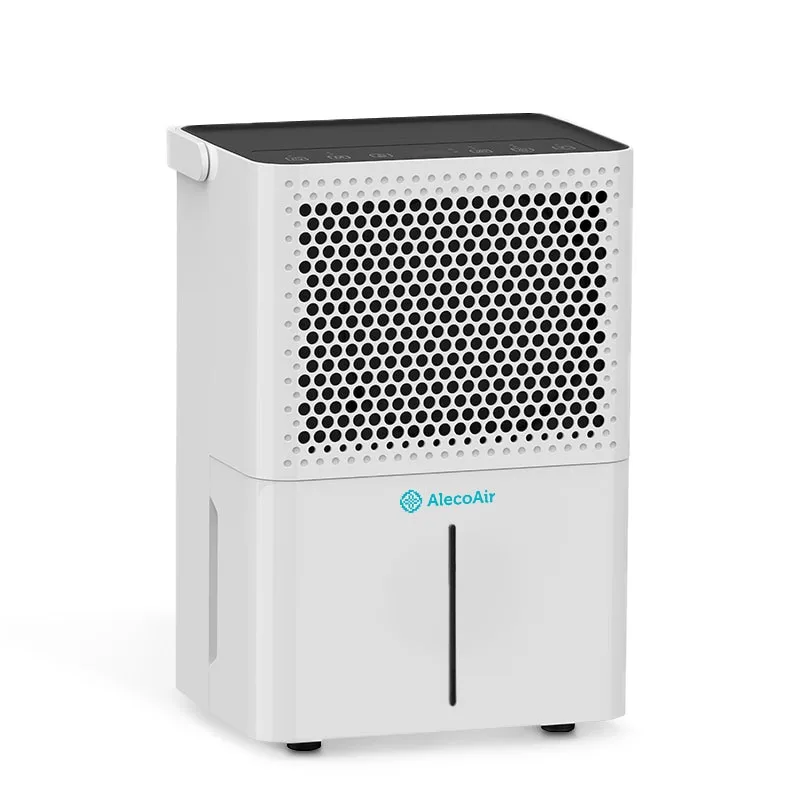 Dezumidificator AlecoAir D6 Junior, 6 l/zi, Uscare Rufe, Timer, Higrostat, Filtru Carbon Activ, Alb/Gri [2]