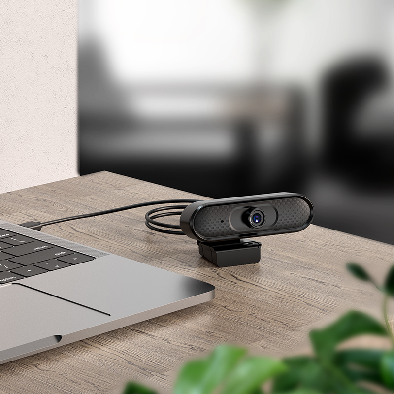 Веб-камера DI01 USB, 1080P, со встроенным микрофоном – Четкое изображение для конференций и стриминга [2]
