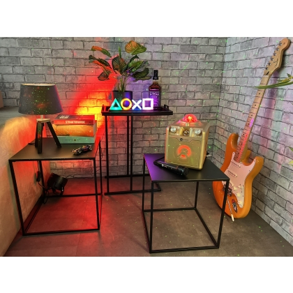 Disco Star 710 auriu, 50W, 2 Microfoane cu fir (Boxă party Bluetooth cu lumini pe ritmul muzicii, 2 microfoane incluse) [4]
