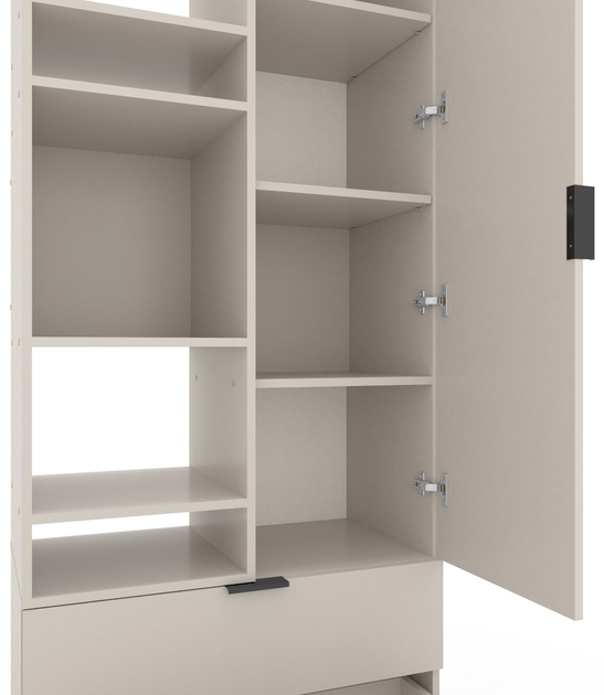 Шкаф с распашными дверцами Nex Home A001L, Cashmere – стиль и удобство для вашего дома [3]