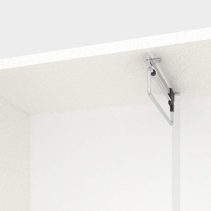 Dulap cu uși batante Nex Home A015R, 1200x420x2300 mm, PAL, White Snow/Anthracite [3]