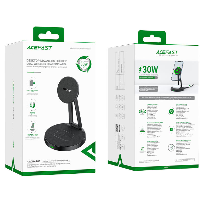 E8 desktop 2-in-1 wireless charging holder [7]