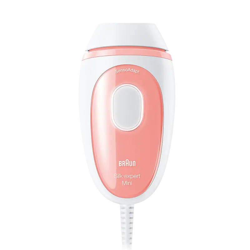 Фотоэпилятор Braun PL1014 Silk-expert Mini, розовый | белый — профессиональное удаление волос в домашних условиях [2]