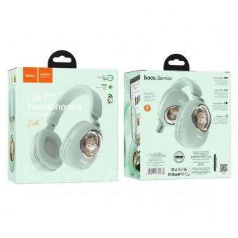 ESD11 Cute luminous BT headphones mint green [4]