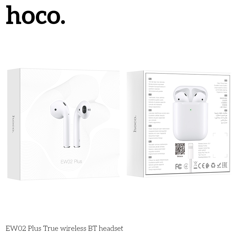 Căști True Wireless BT EW02 Plus - Ușoare și Confortabile [8]