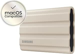 External SSD 1TB Samsung T7 Shield, USB 3.2, Beige [2]