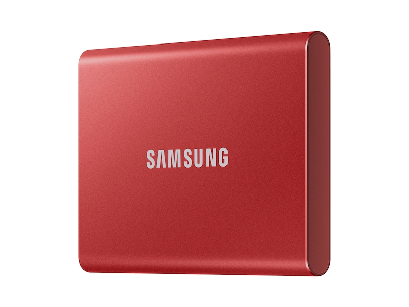 External SSD 1TB Samsung T7, USB 3.2, Red [3]