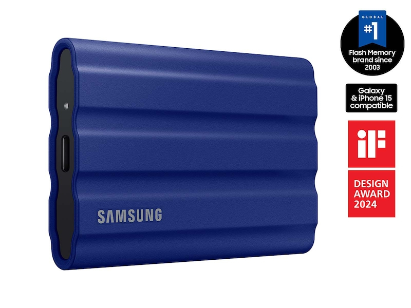 External SSD 2TB Samsung T7, USB 3.2, Blue [2]