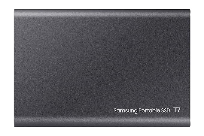External SSD 2TB Samsung T7, USB 3.2, Titan Grey [4]