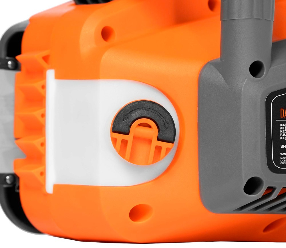 Fierăstrău cu lanț cu acumulator DAEWOO DACS 1221Li SET (21V, 5Ah, Motor Brushless, Șină 30 cm, Pas 3/8", Tensionare SDS) [6]