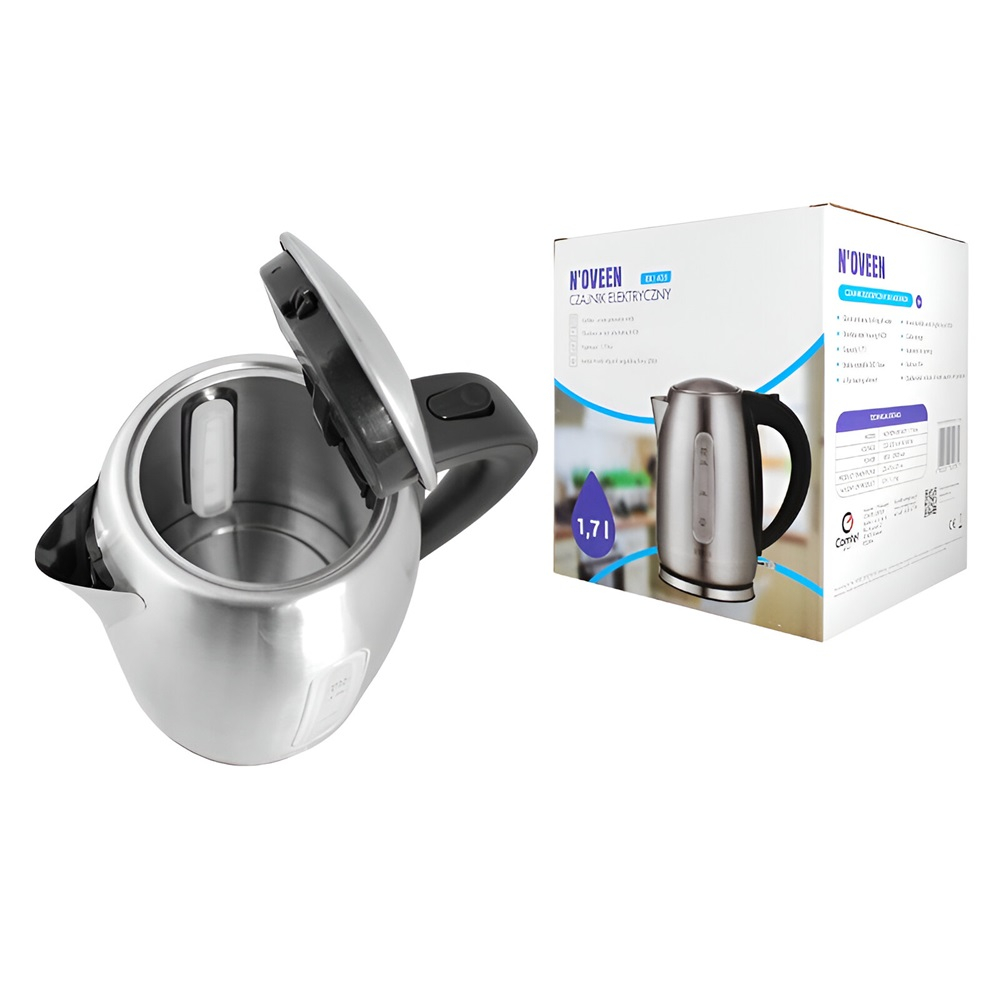 NOVEEN Electric Kettle EK1405, 2000W, 1,7L INOX [4]