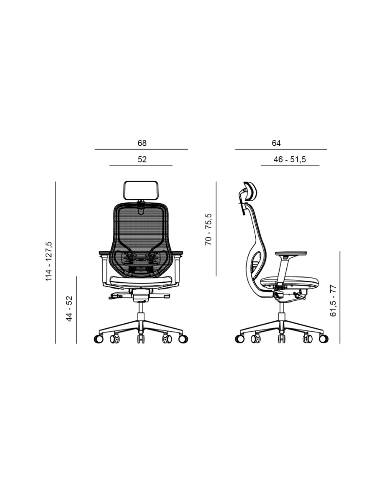 Fotoliu de birou ergonomic Atomic – Confort și funcționalitate avansată [4]