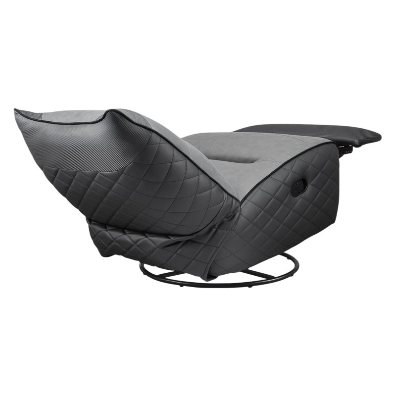 Fotoliu gaming Cougar Overlord Neo, piele PVC, Negru / Gri (spătar 160°, până la 150 kg) [10]
