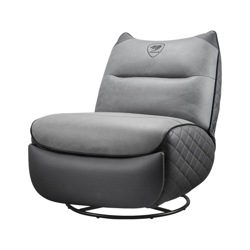 Fotoliu gaming Cougar Overlord Neo, piele PVC, Negru / Gri (spătar 160°, până la 150 kg) [2]