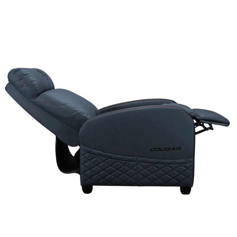 Fotoliu gaming Cougar Ranger Elite, piele PU, Navy Blue (spătar 160°, până la 135 kg) [4]